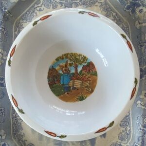 Bunny Rabbit Bowl - Vintage Melamine Wares Bowl